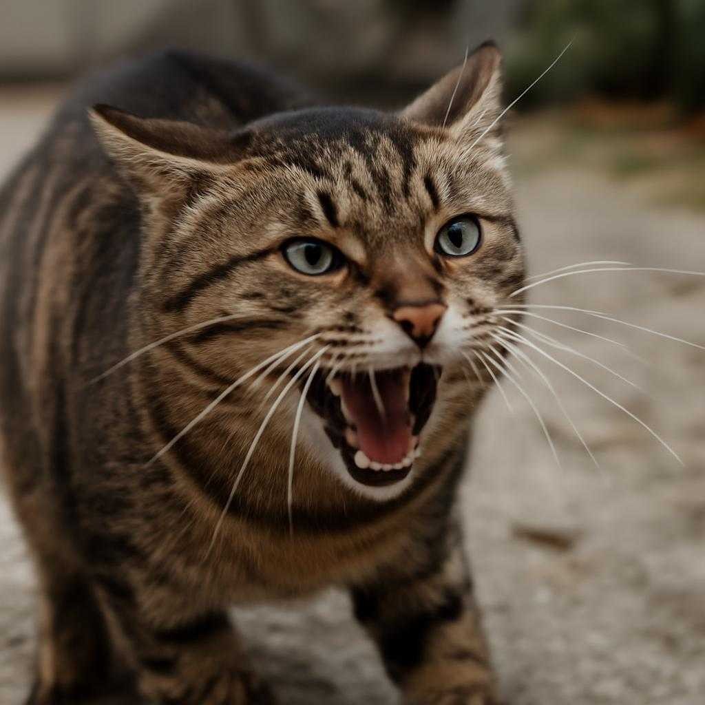 агрессия кошек