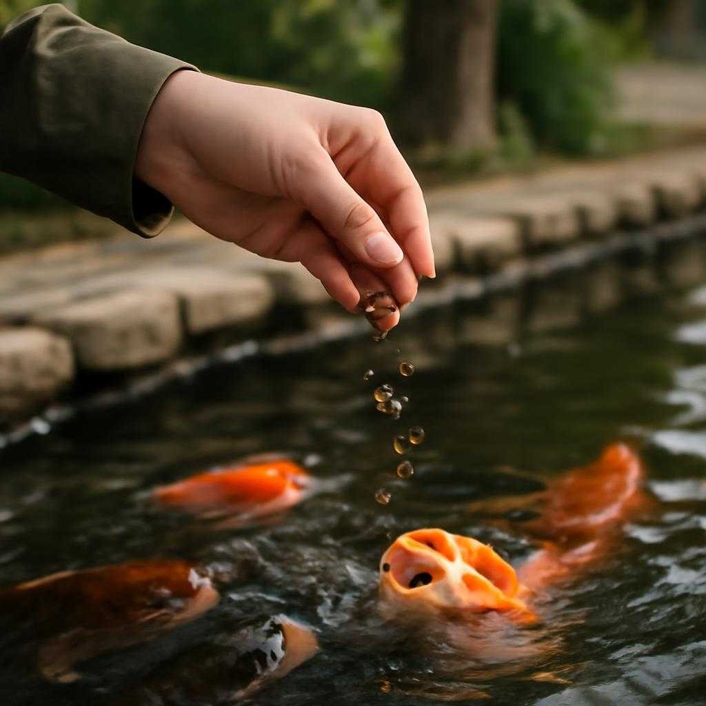 кормление рыб