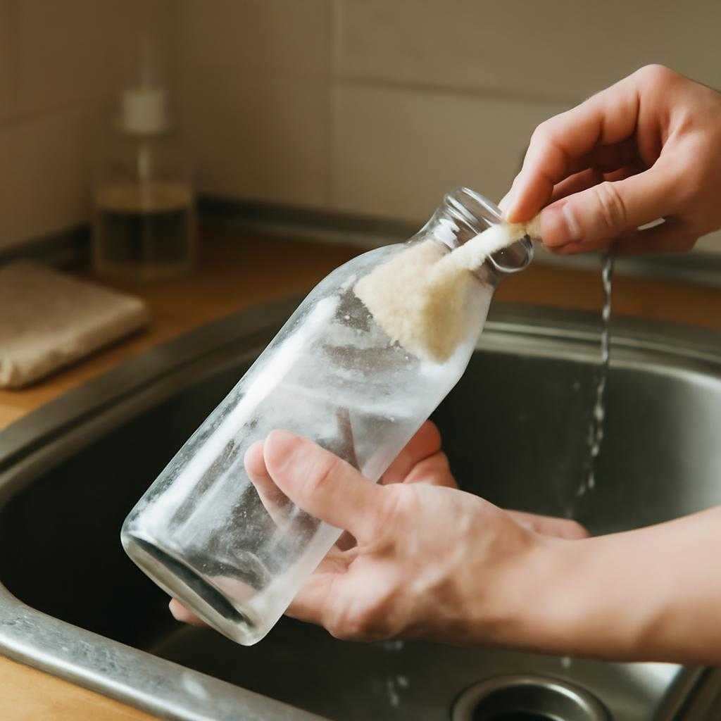 мытьё бутылки