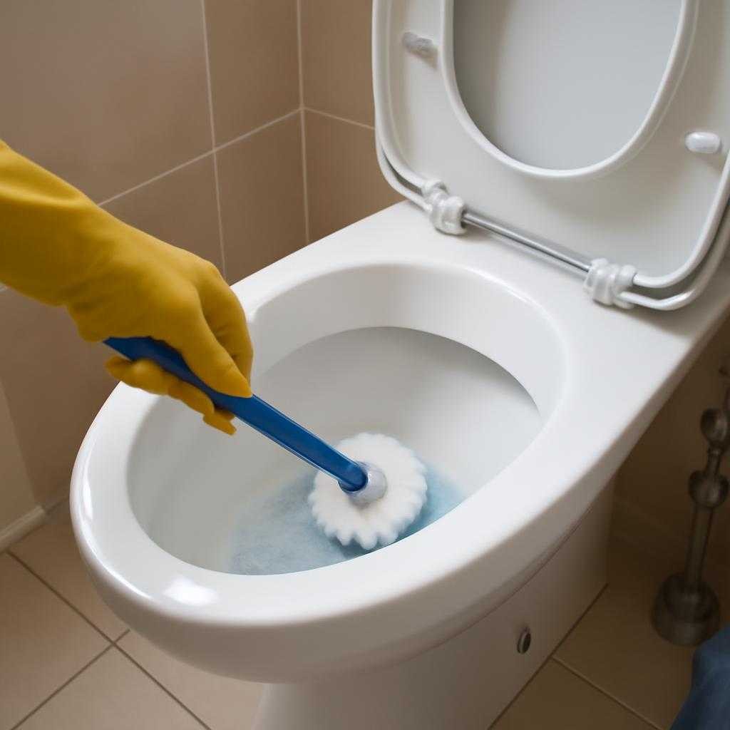 очистка унитаза