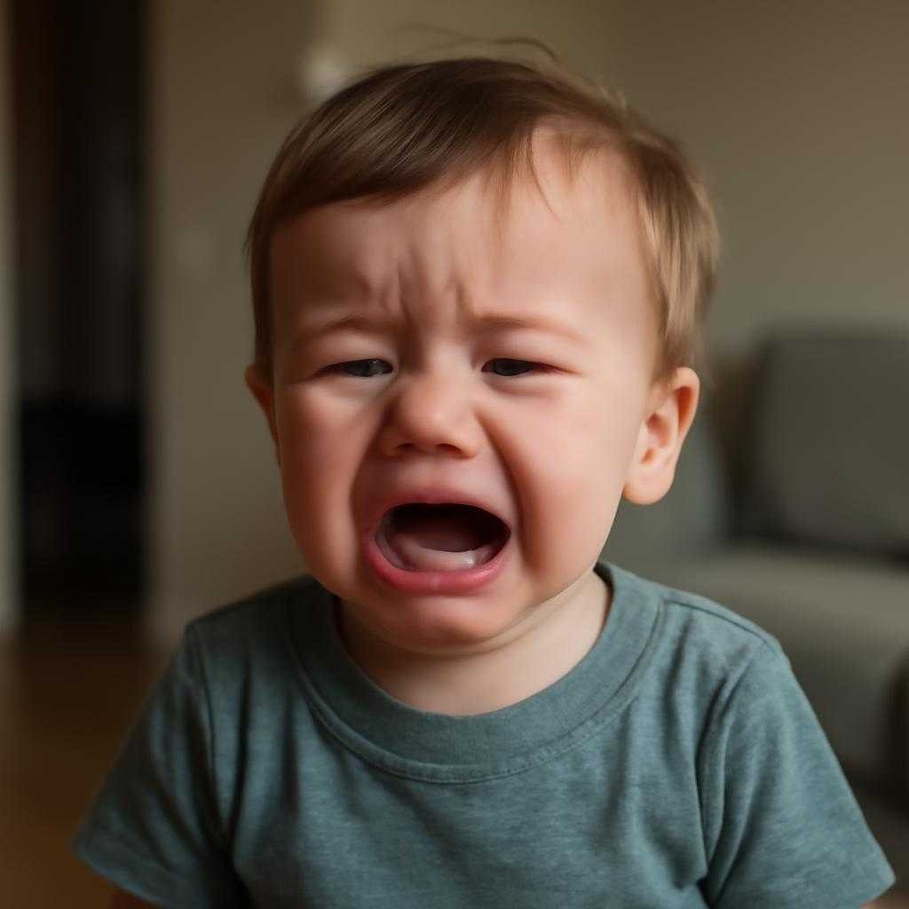 ребенок плачет