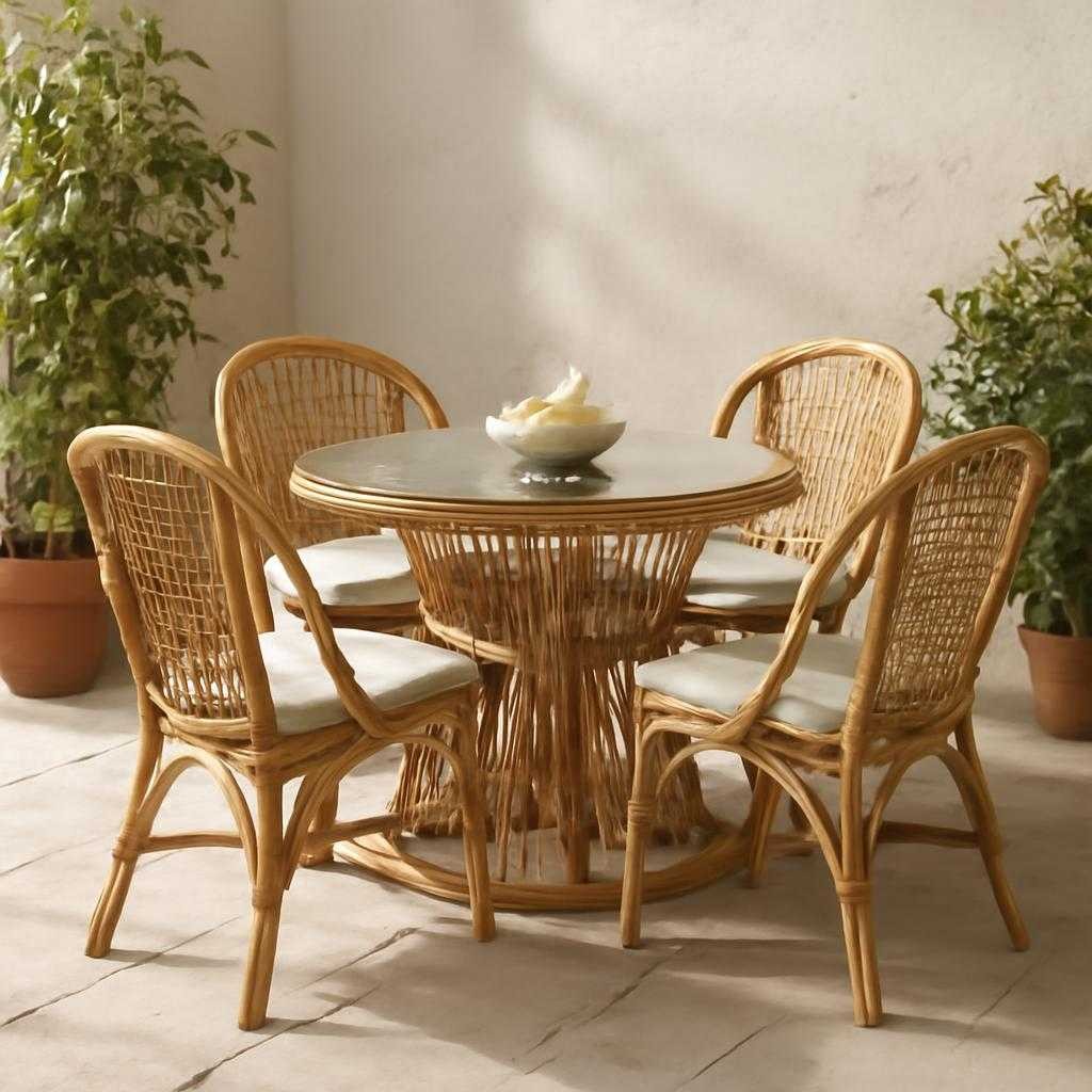 ротанговые обеденные группы