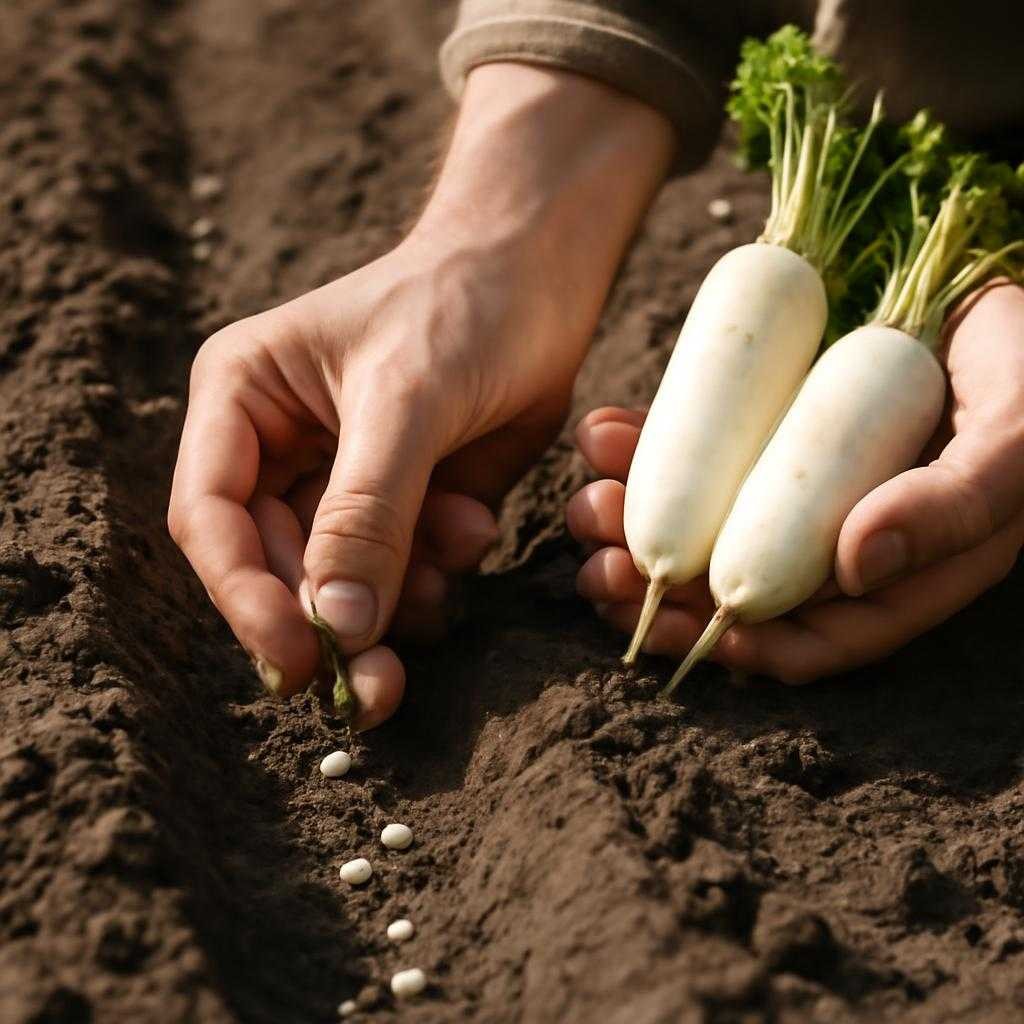 сеяние редьки