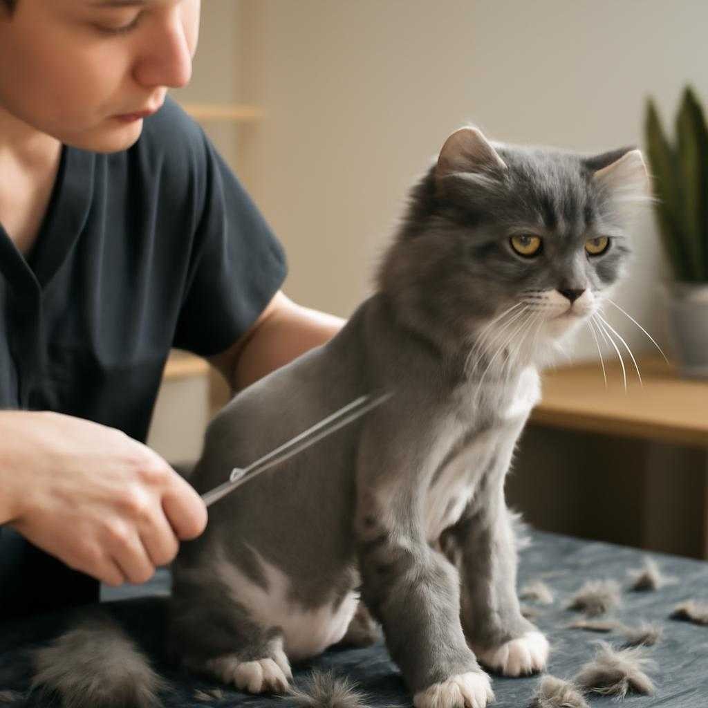 стрижка кошек