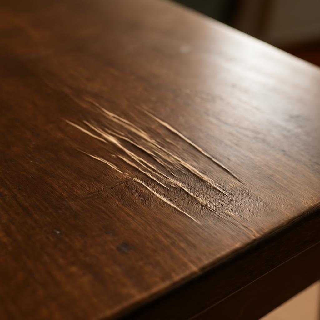 царапины с мебели