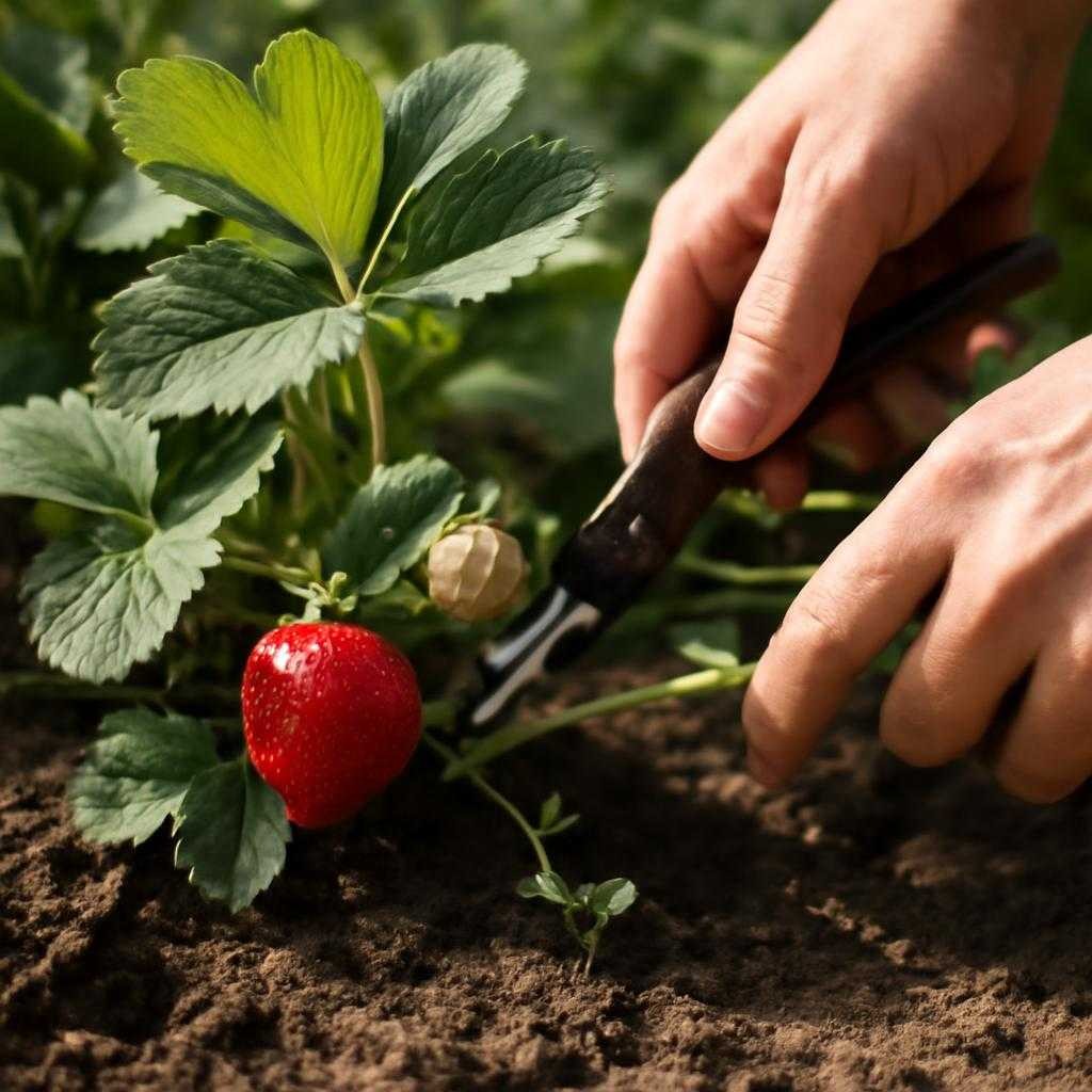 уход за клубникой