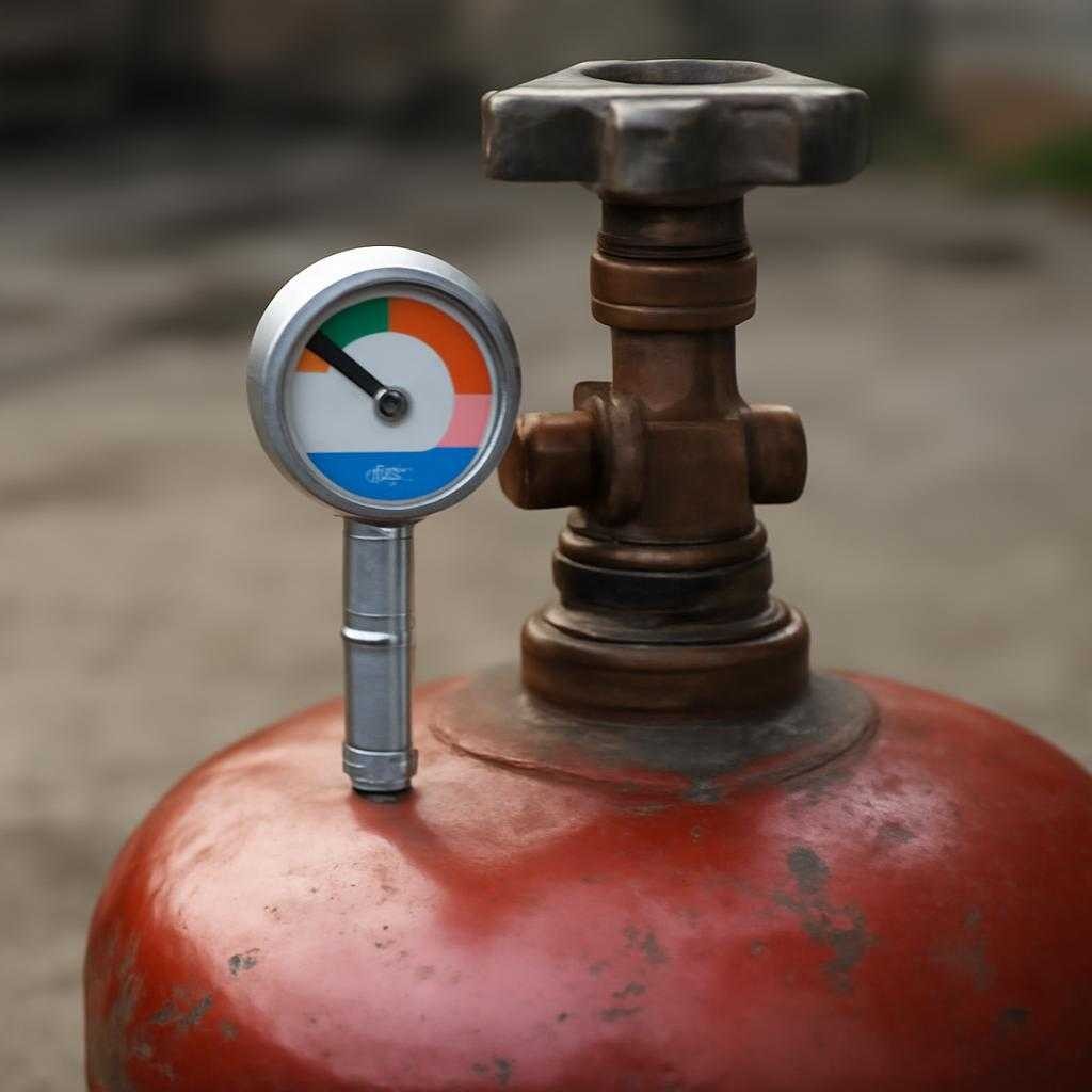 уровень газа в баллоне