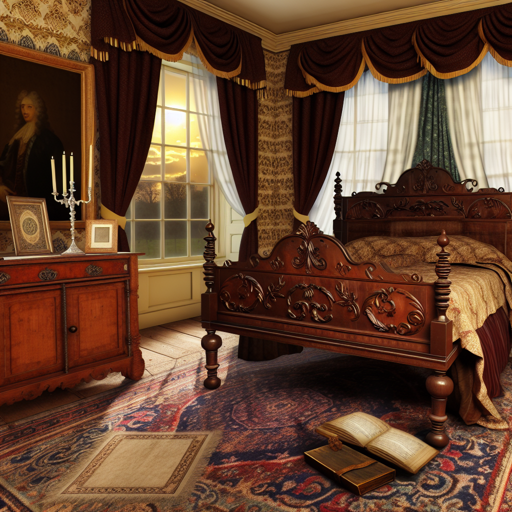 винтажная спальня